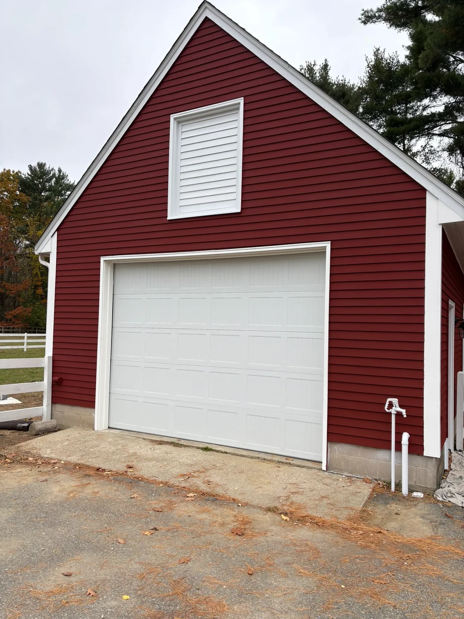 Exterior siding and trim painting